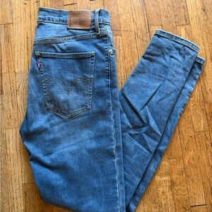 Levi's Denim Slim Straight Jeans - Medium Blue